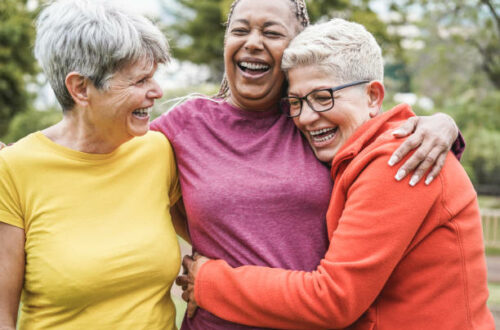 Three Older Women Laughing